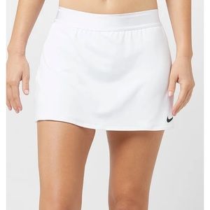 Nike court tennis skirt womens white black shorts